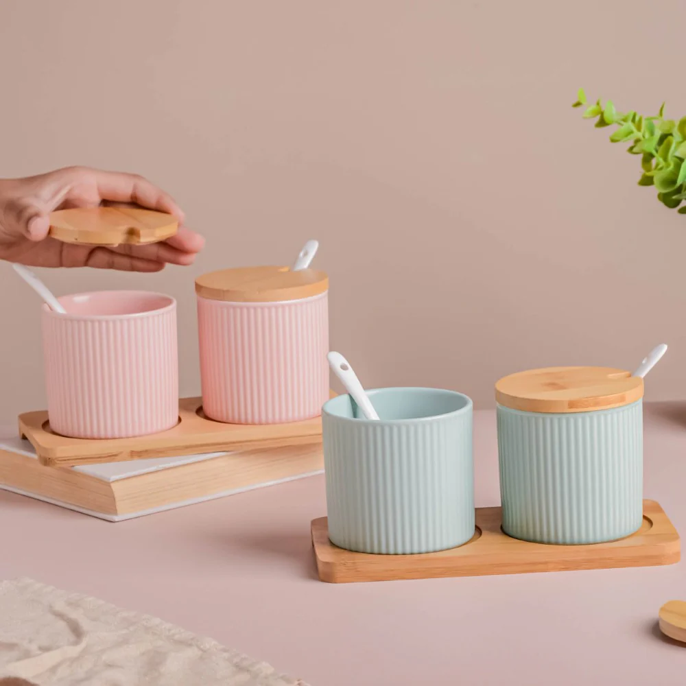 Pastel Spice Jar Set of 2 - Image 5