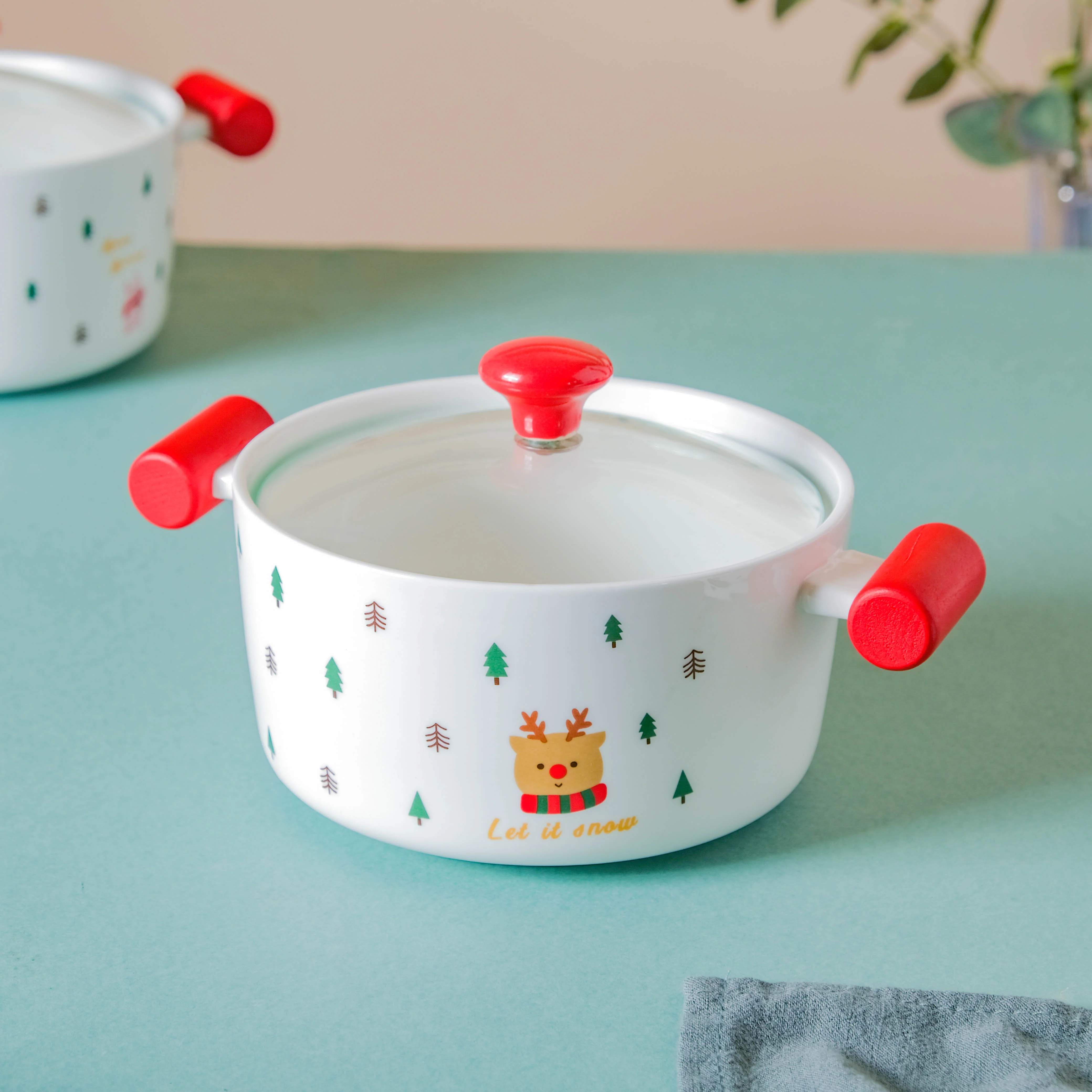Patterned Bowl With Lid - Image 8