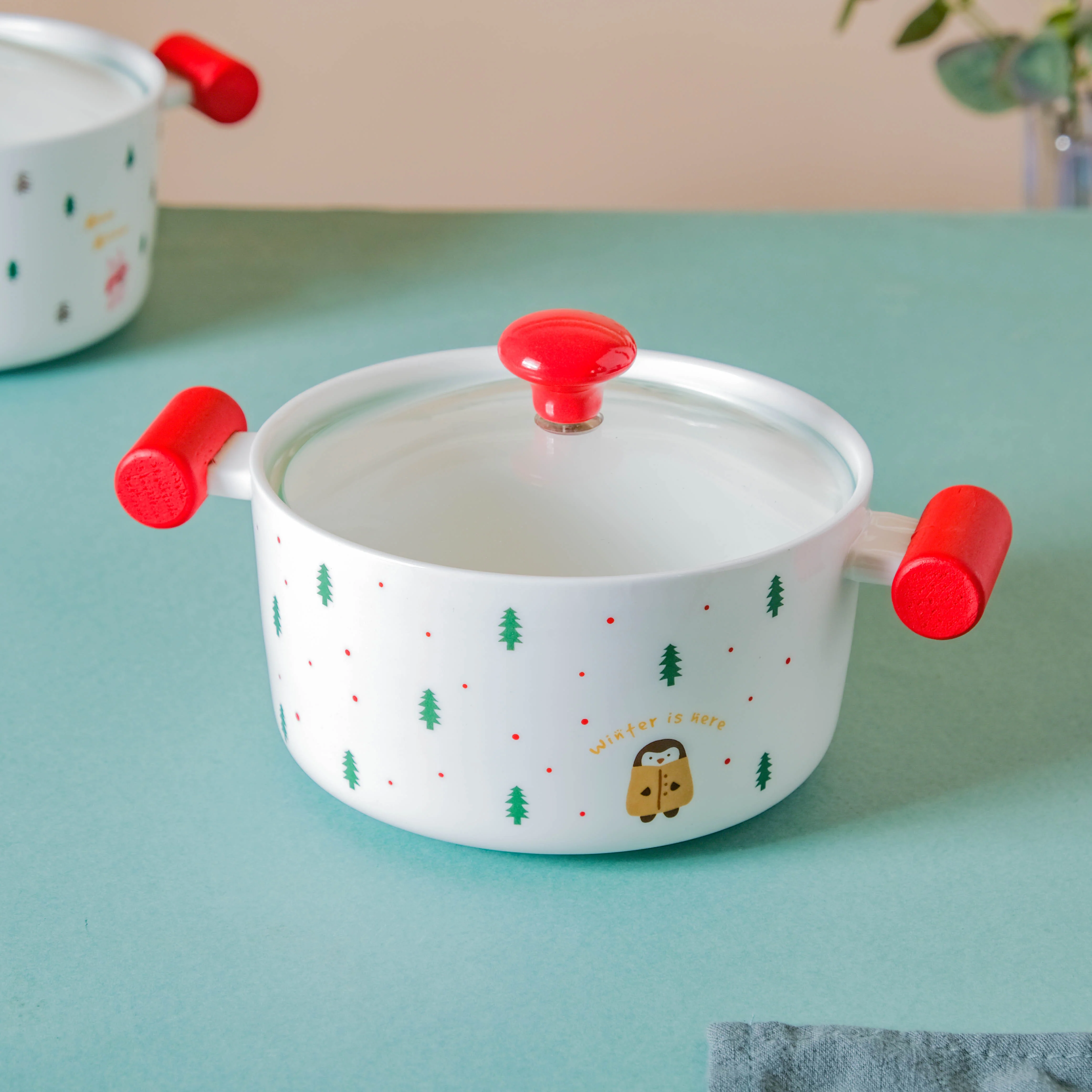 Patterned Bowl With Lid - Image 9