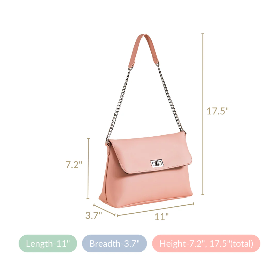 Peach Fuzz Folding Handbag - Image 7