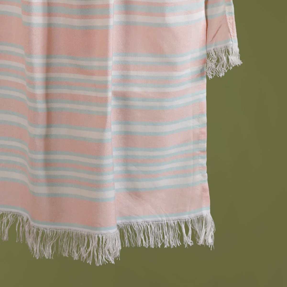 Peachy Beachy Fouta Organic Towels Set Of 2 - Image 3