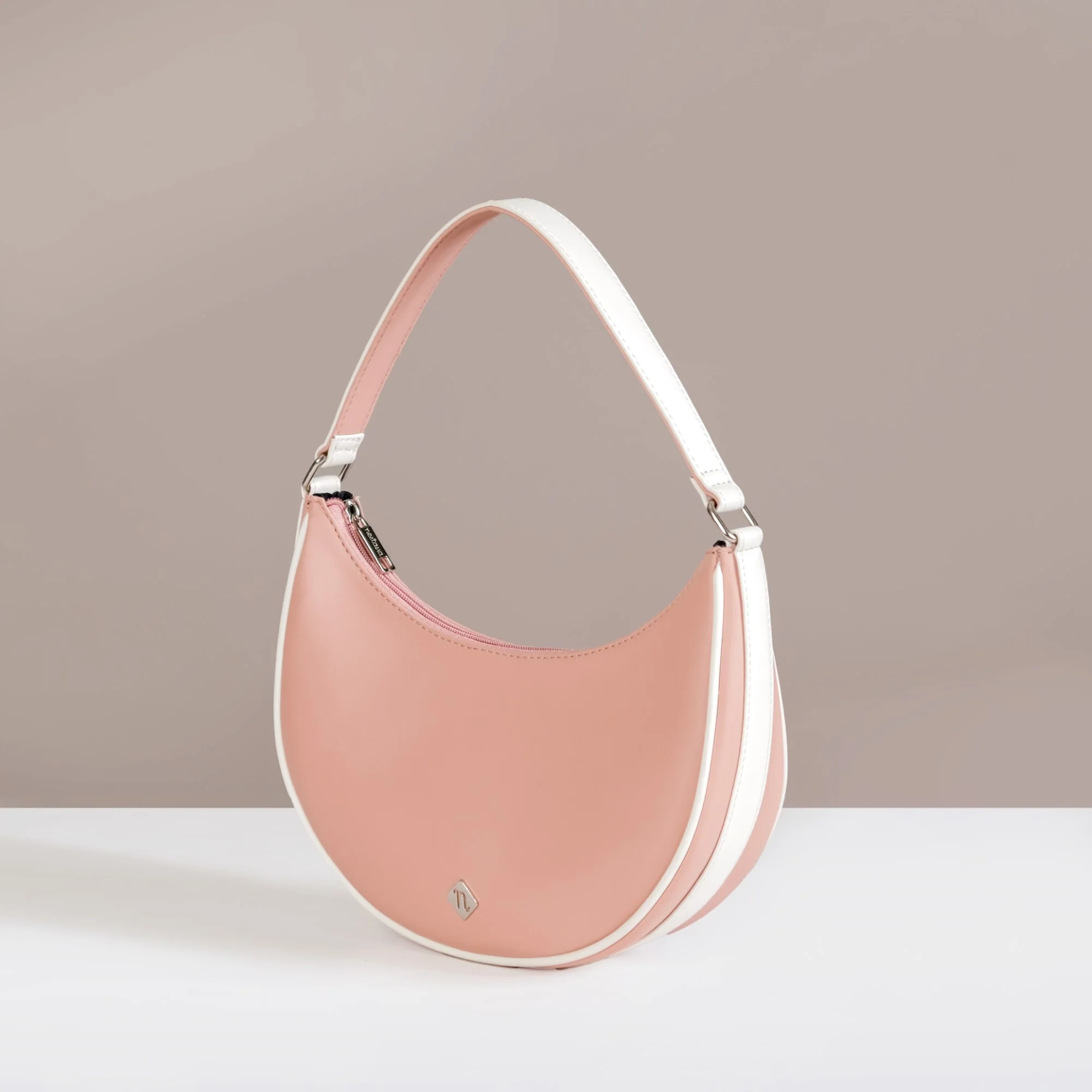 Peachy Glam Half Moon Bag - Image 15