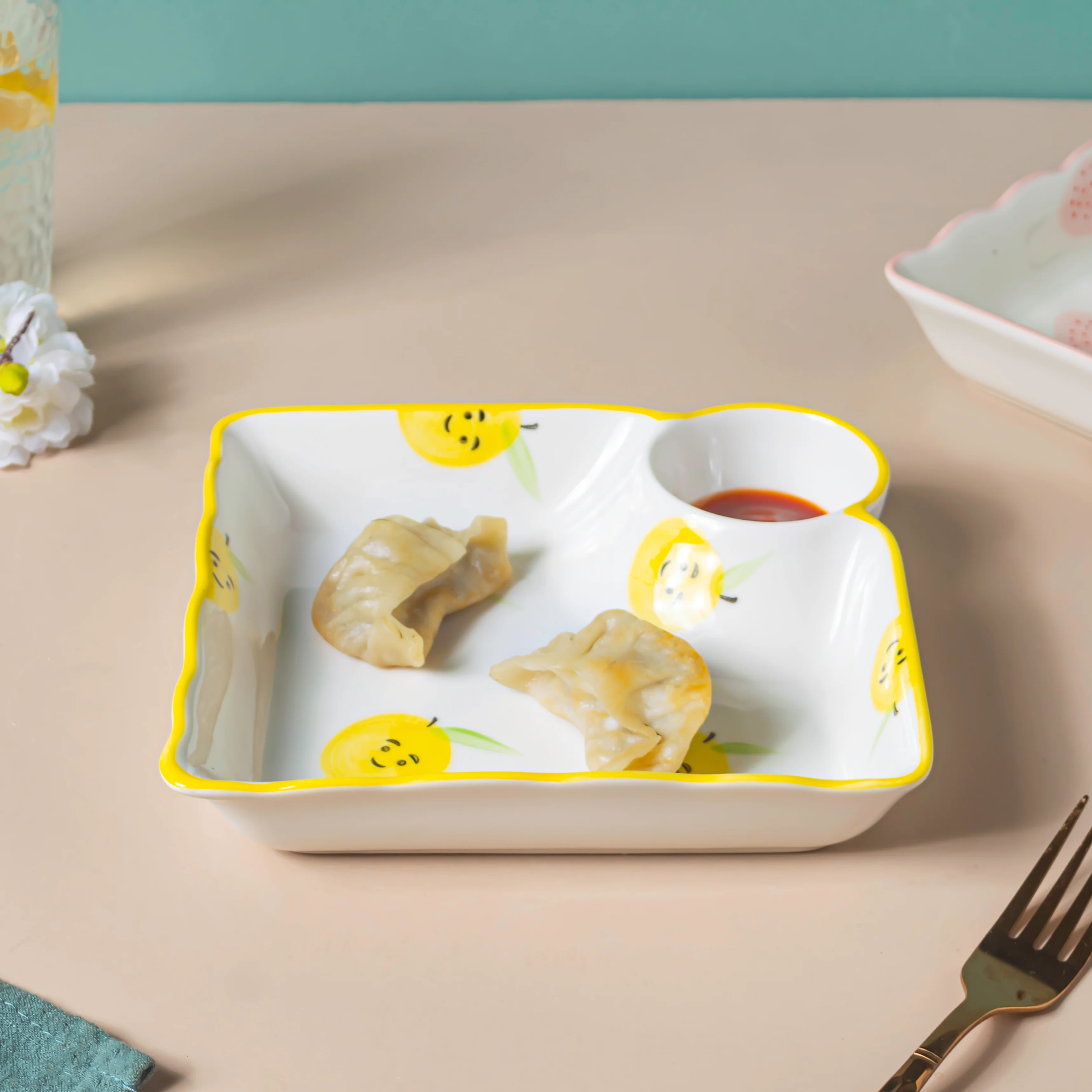 Pear Bear Section Plate Yellow - Image 3