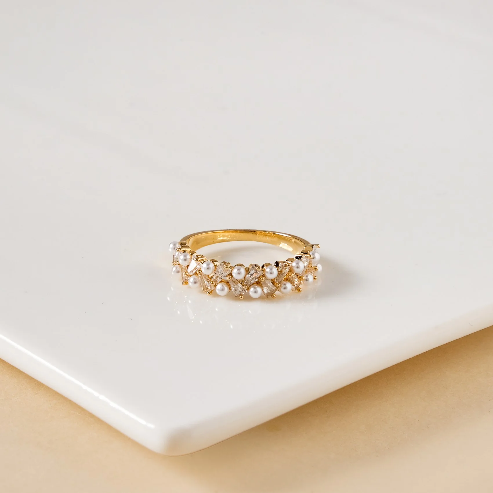 Pearl Bijou Ring Gold - Image 5