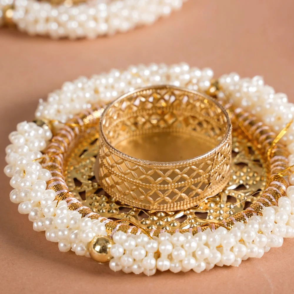 Pearl Tealight Candle Holder Set of 6 - Image 5
