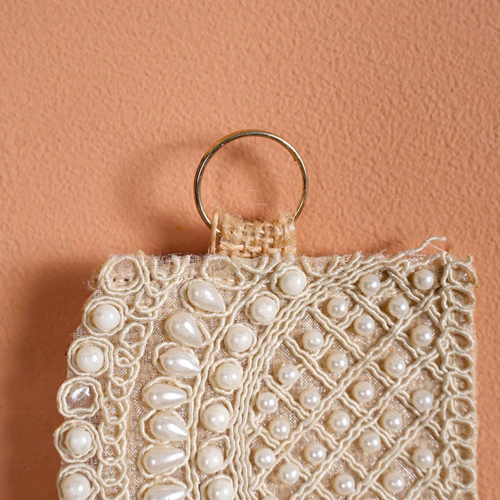 Pearl Toran and Door Hanging Set of 3 Off-White - Image 11