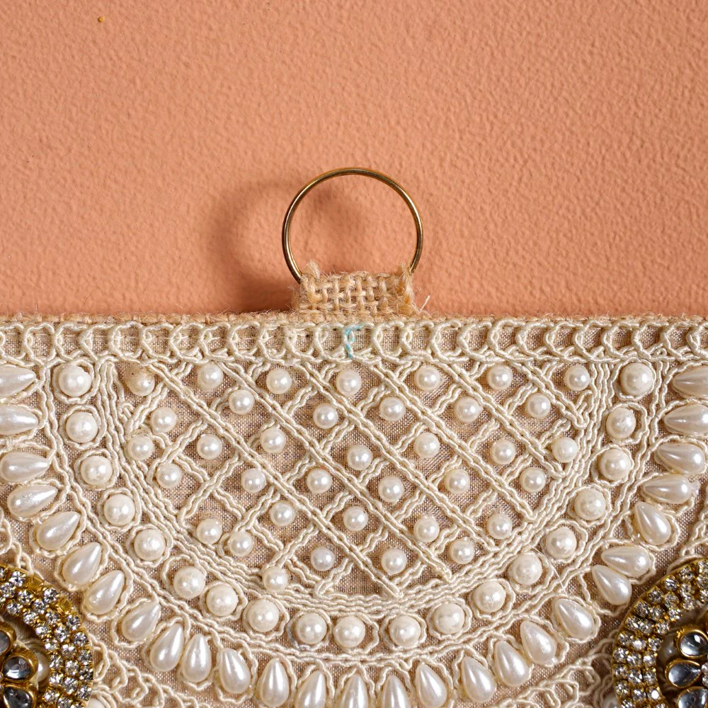 Pearl Toran and Door Hanging Set of 3 Off-White - Image 12