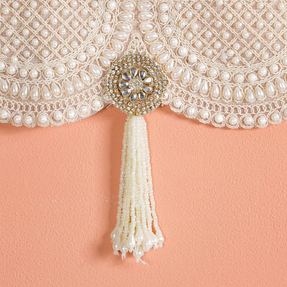 Pearl Toran and Door Hanging Set of 3 Off-White - Image 13