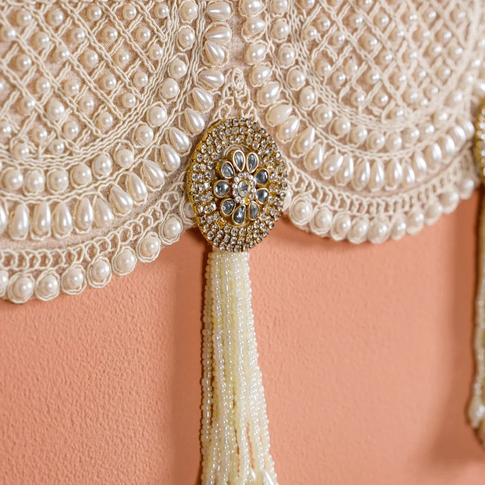 Pearl Toran and Door Hanging Set of 3 Off-White - Image 9