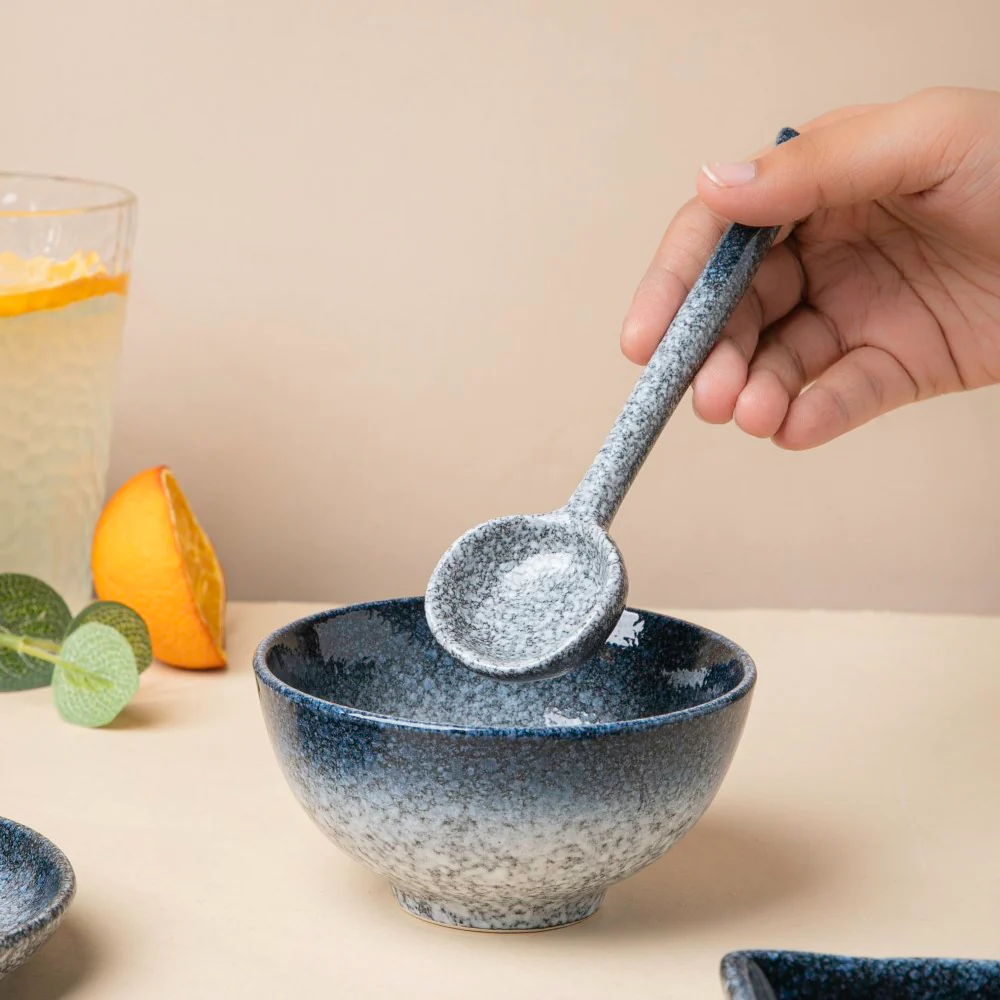 Pebble Glazed Ceramic Spoon - Image 2