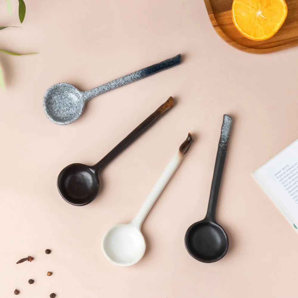 Pebble Glazed Ceramic Spoon - Image 6