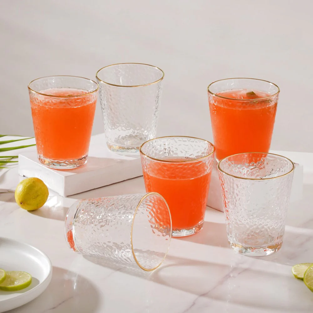 Pebble Textured Short Tumbler Set Of 6 250 ml - Image 10