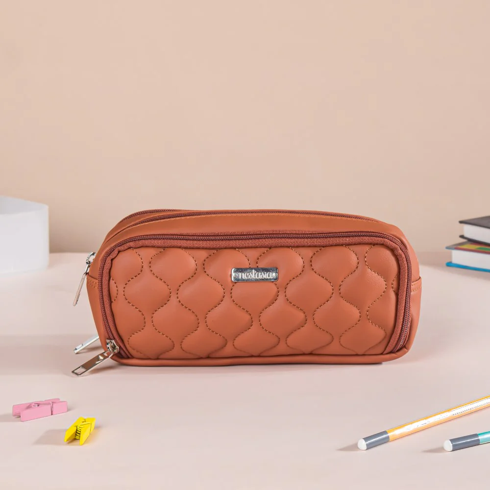 Pencil Bag Tan - Image 5