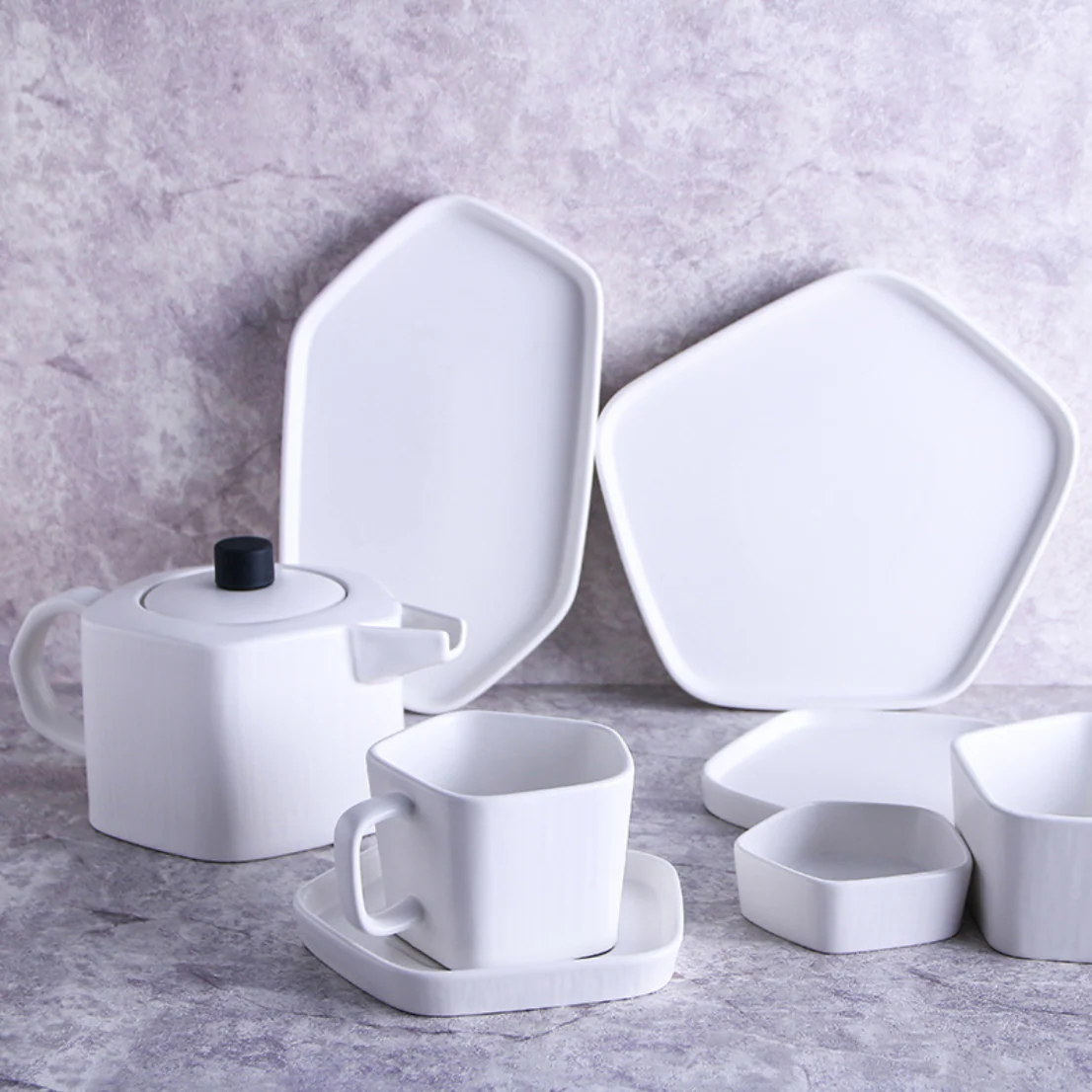 Pentagon Serving Plates - Image 11