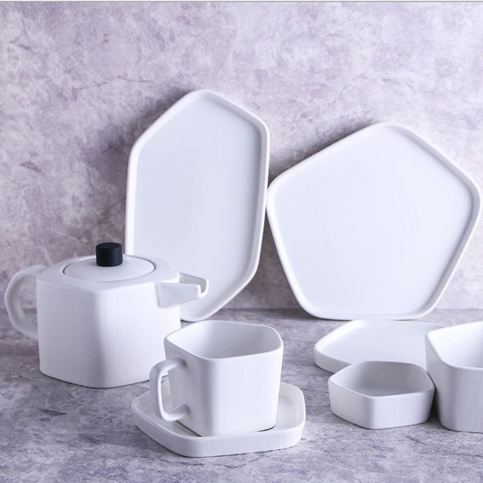 GEOMETRIC Pentagon Tea Pot - Image 3