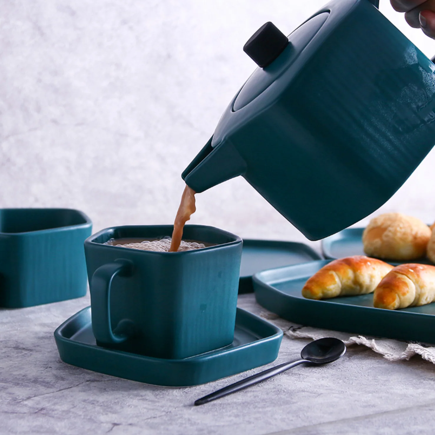 GEOMETRIC Pentagon Tea Pot - Image 6