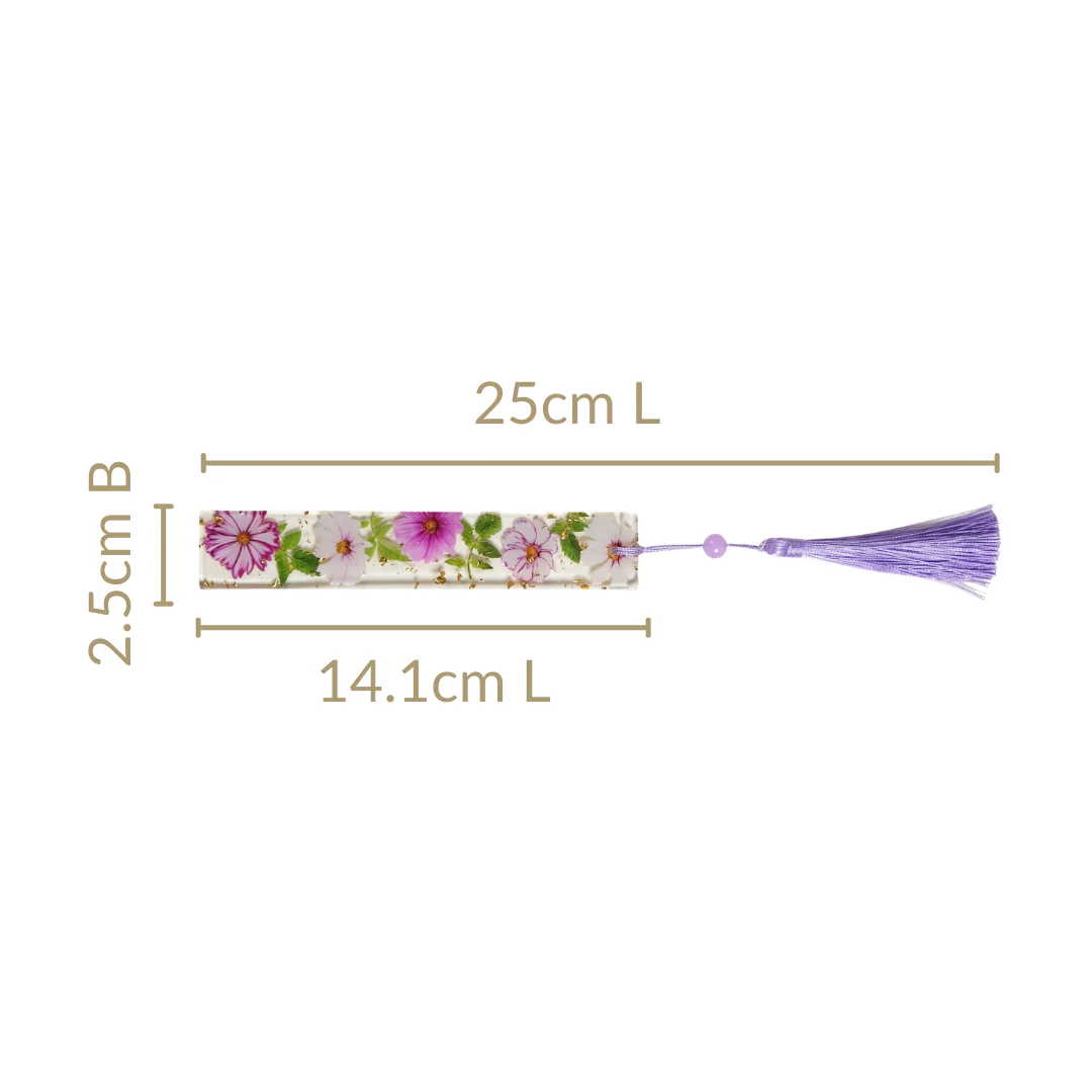Petaled Pages Bookmark With Tassel - Image 4