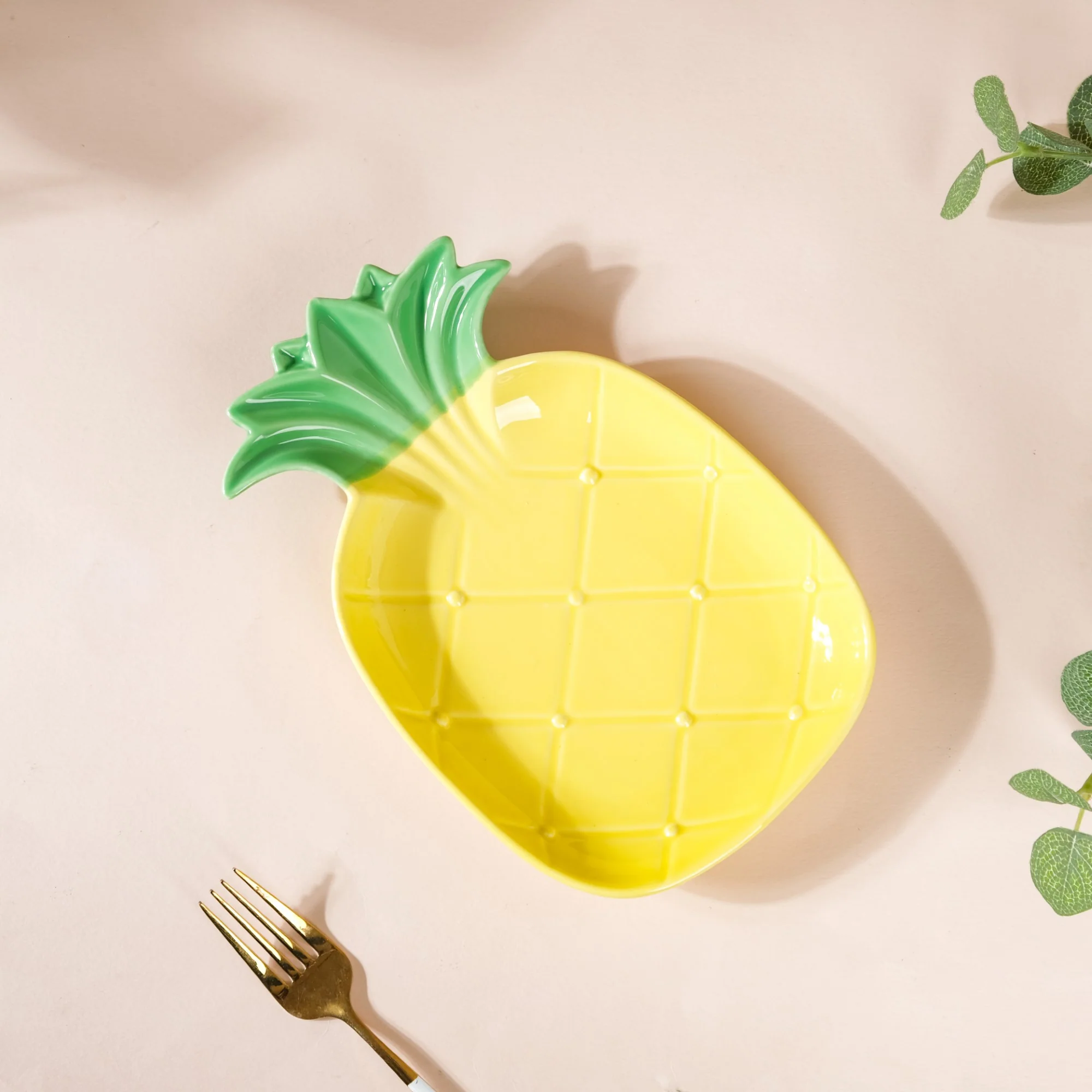 Pineapple Ceramic Plate - Image 3