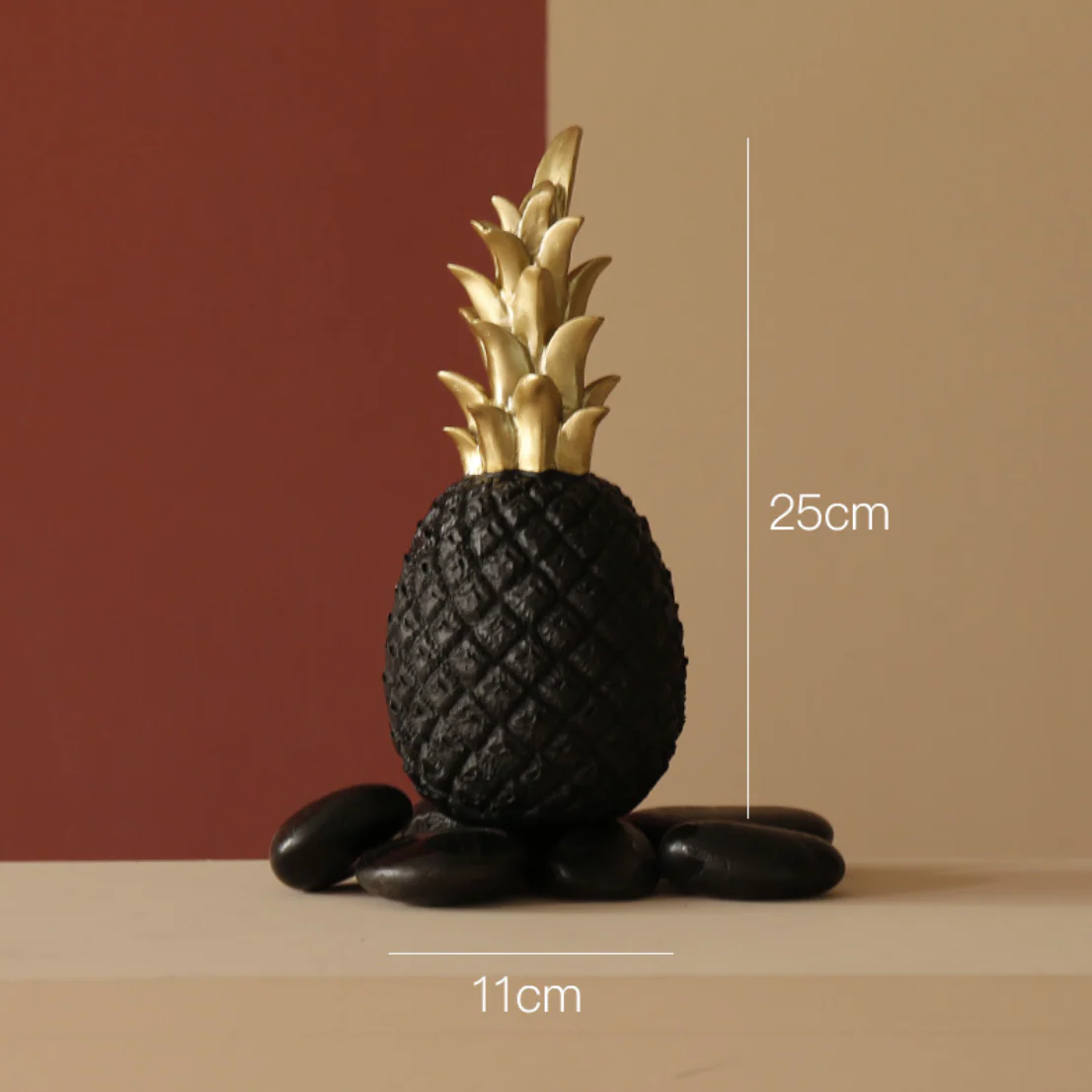 Pineapple Decor Black Large - Image 9
