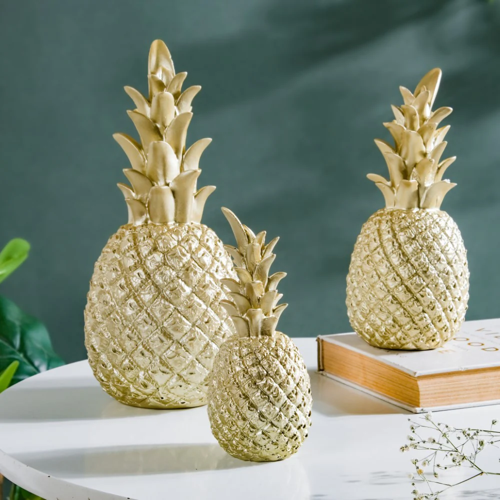 Pineapple Decor Gold Medium - Image 9