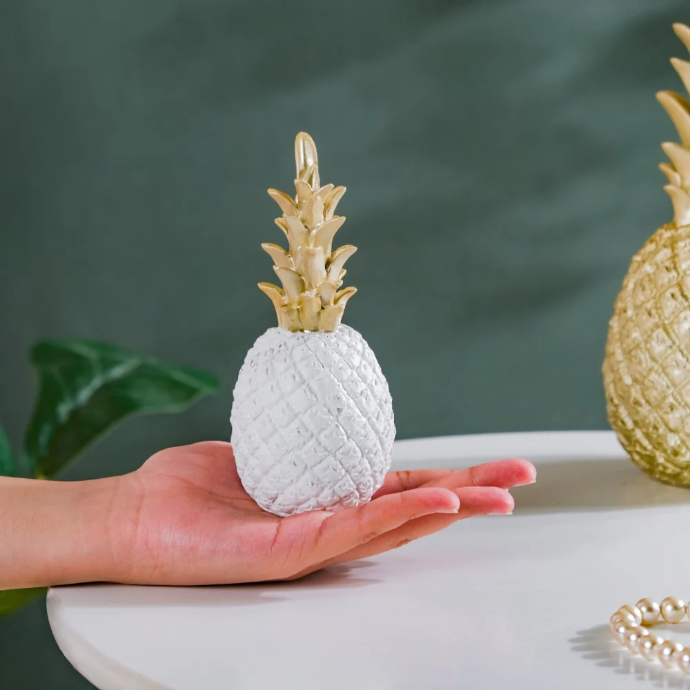 Pineapple Decor White Small - Image 2
