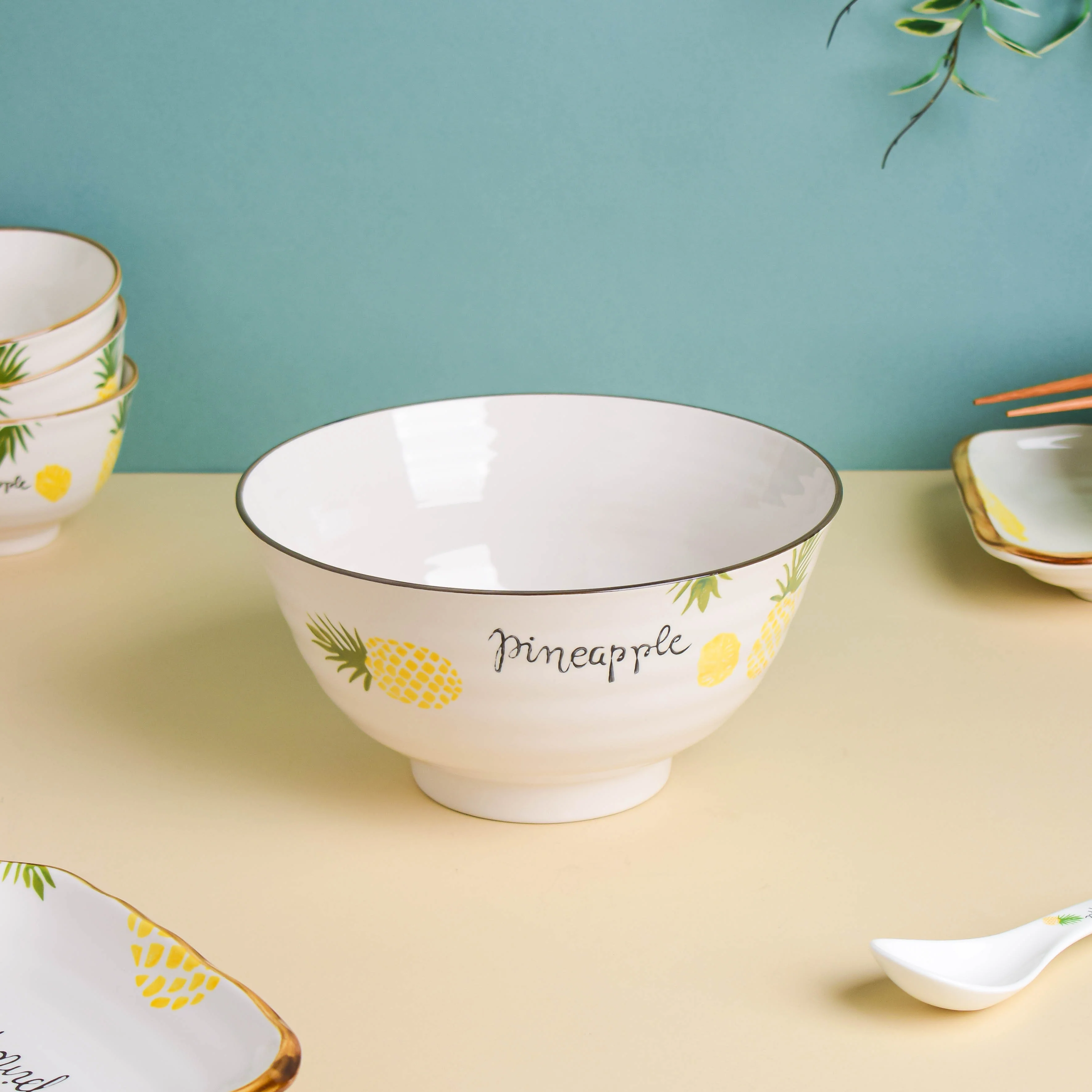 Pineapple Soup Set For 4 - Image 12