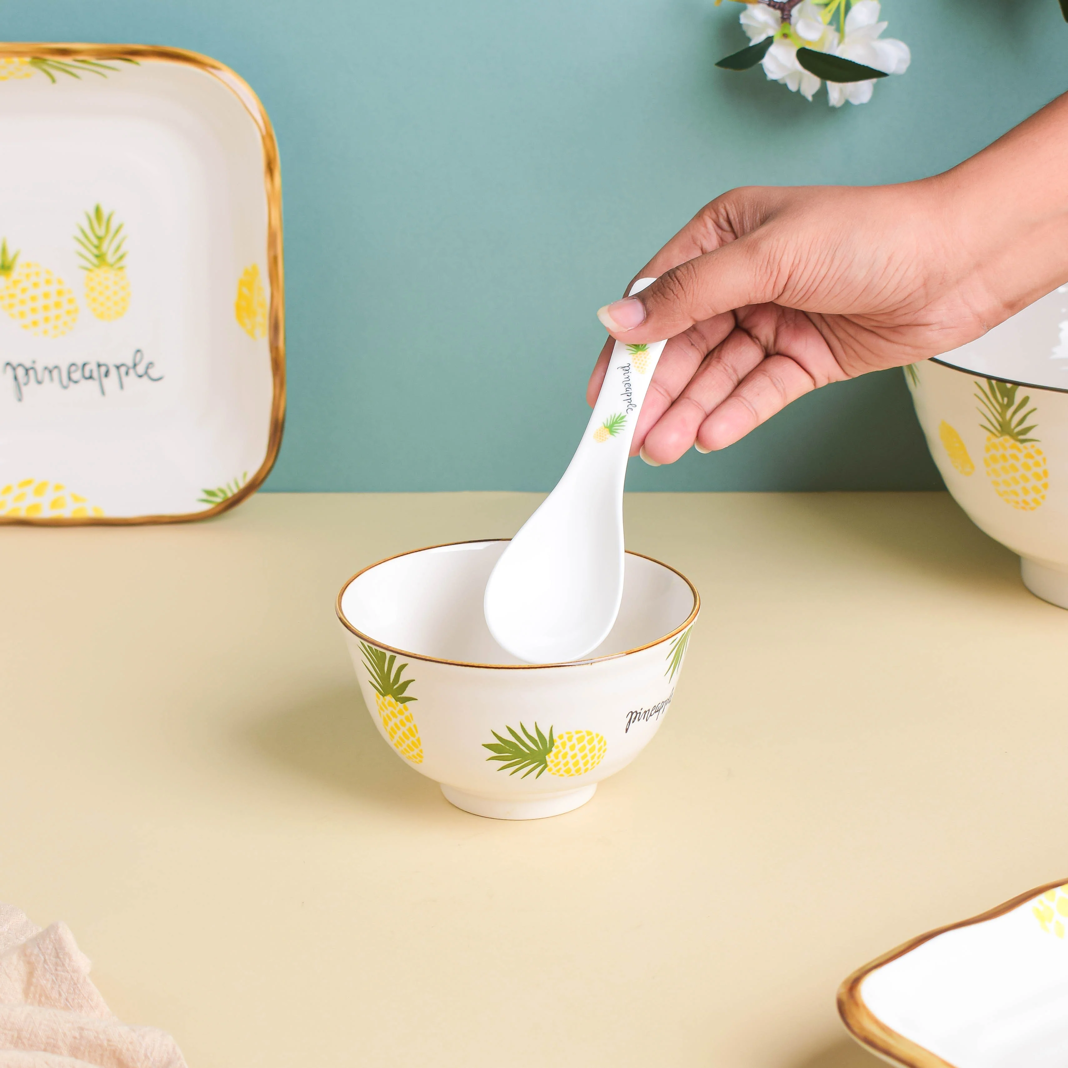 Pineapple Soup Set For 4 - Image 13