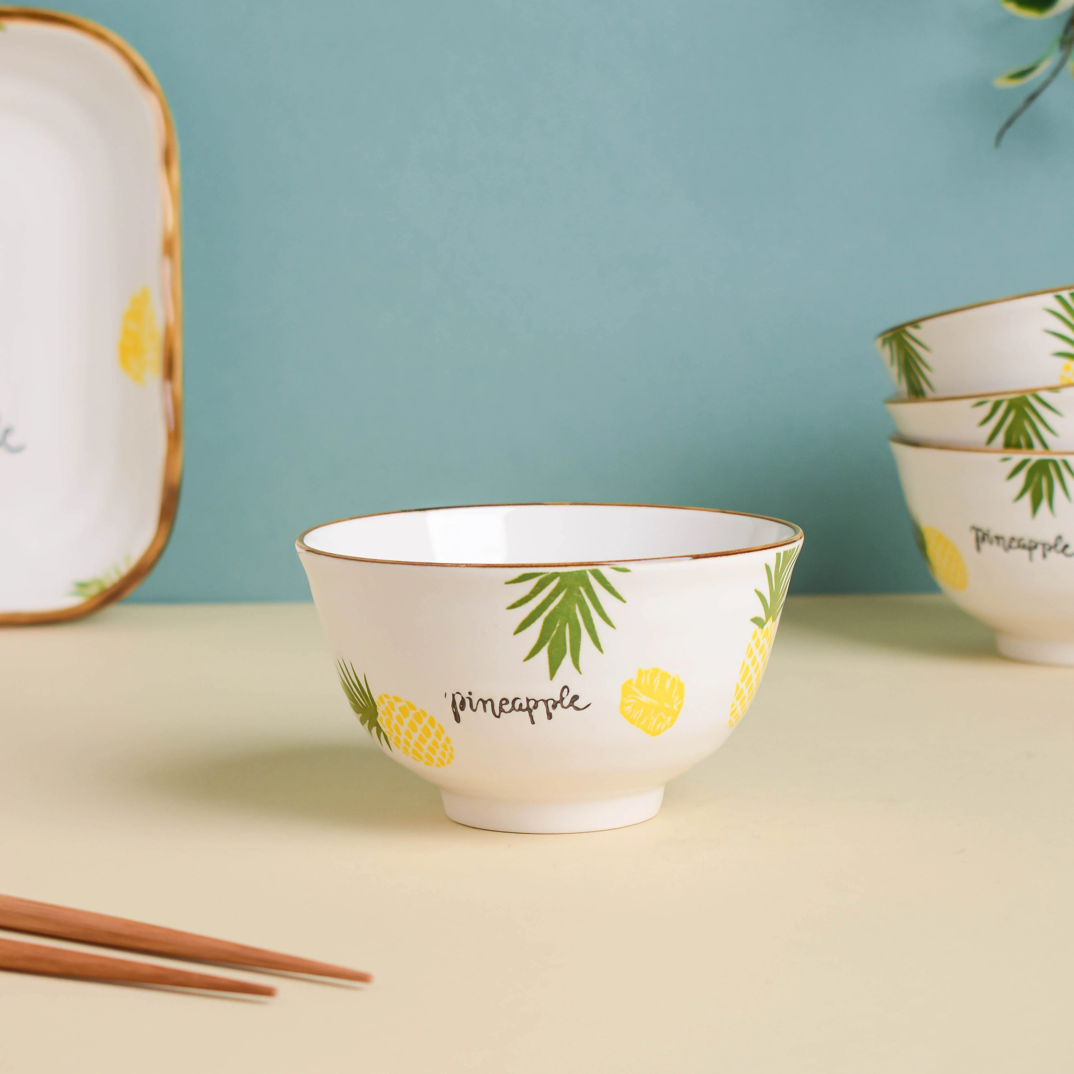 Pineapple Soup Set For 4 - Image 16