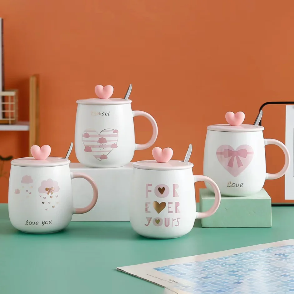 Pink And White Mug - Image 6