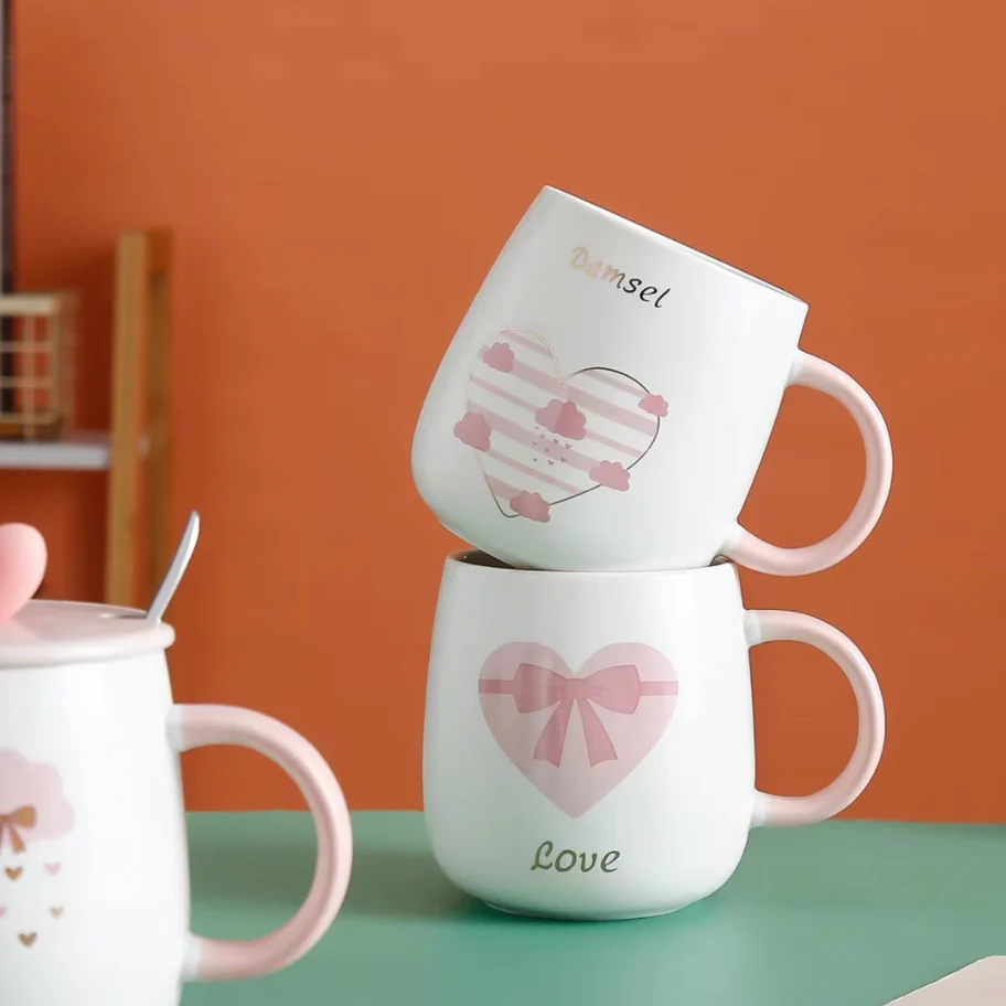Pink And White Mug - Image 7
