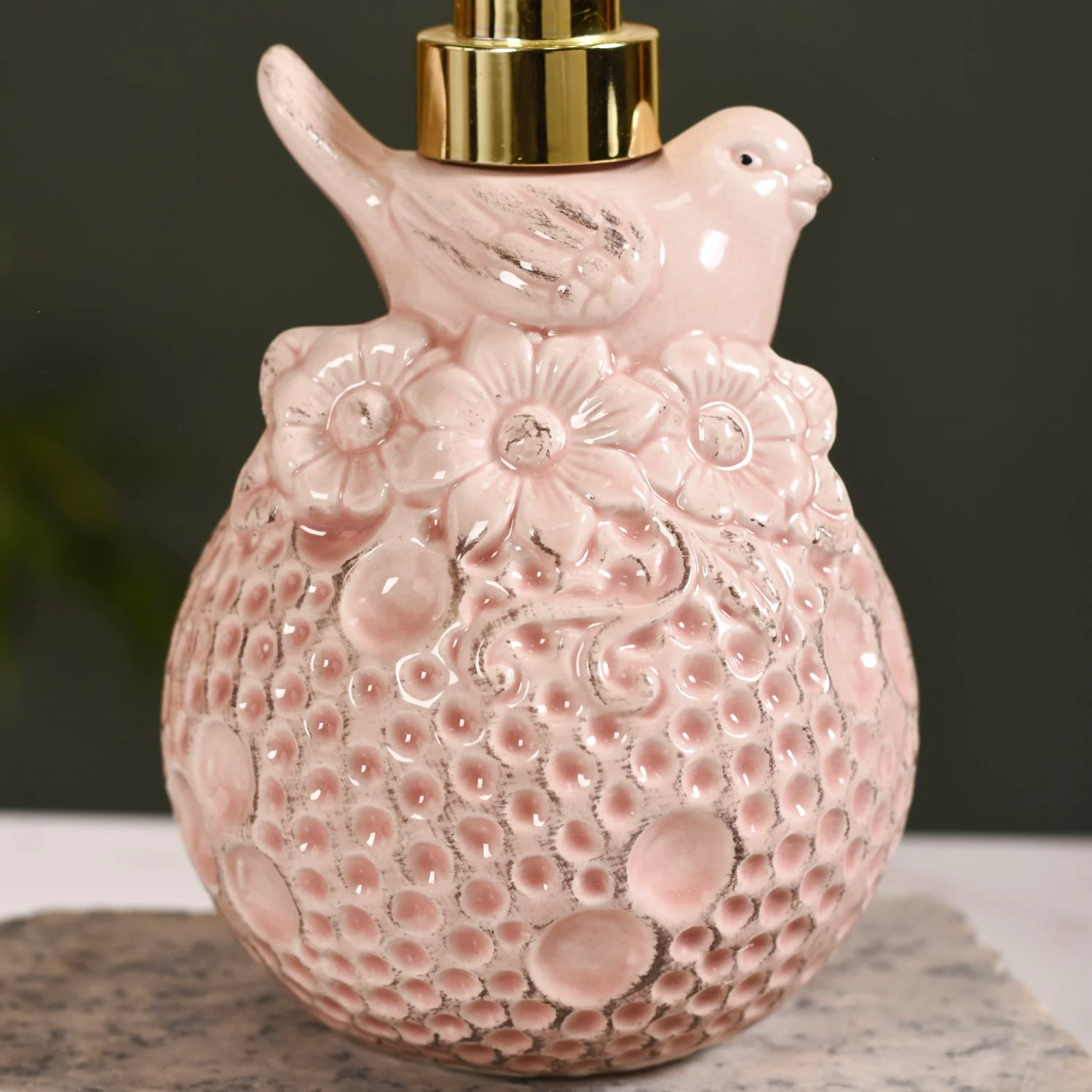 Pink Bird Embossed Liquid Dispenser - Image 5