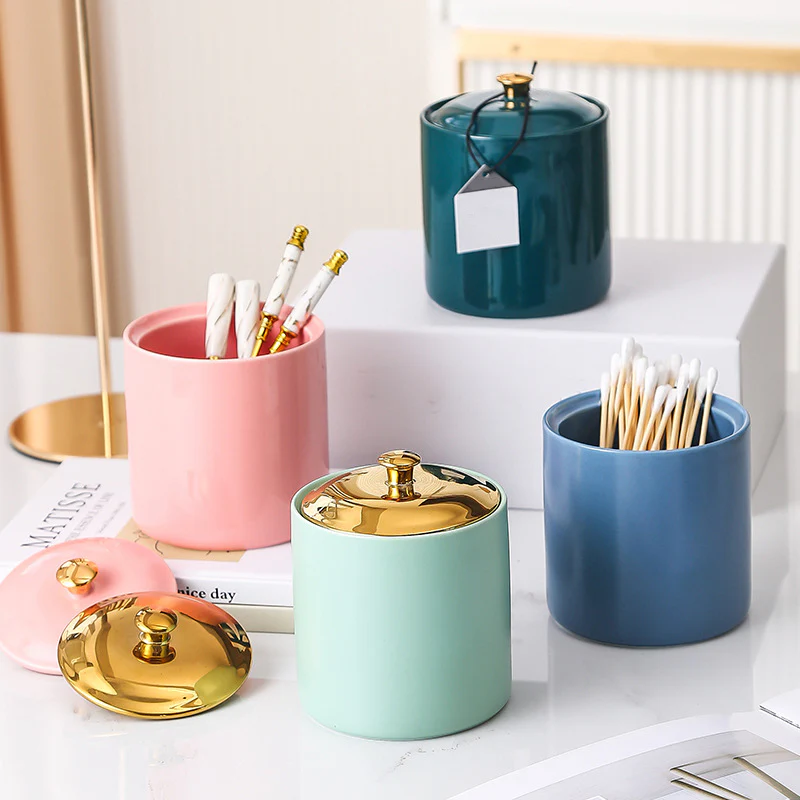 Pink Ceramic Container - Image 4