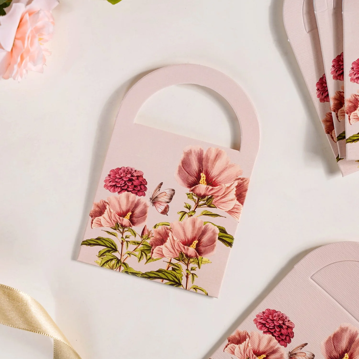 Pink Dahlia Money Gifting Envelope Set Of 12 - Image 7
