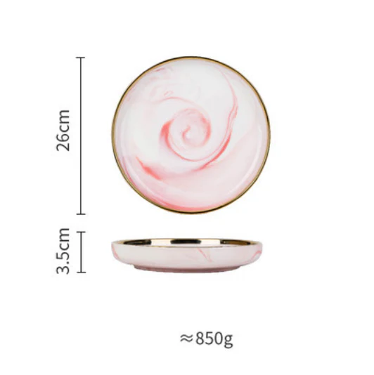 Pink Marble Plate - Image 8