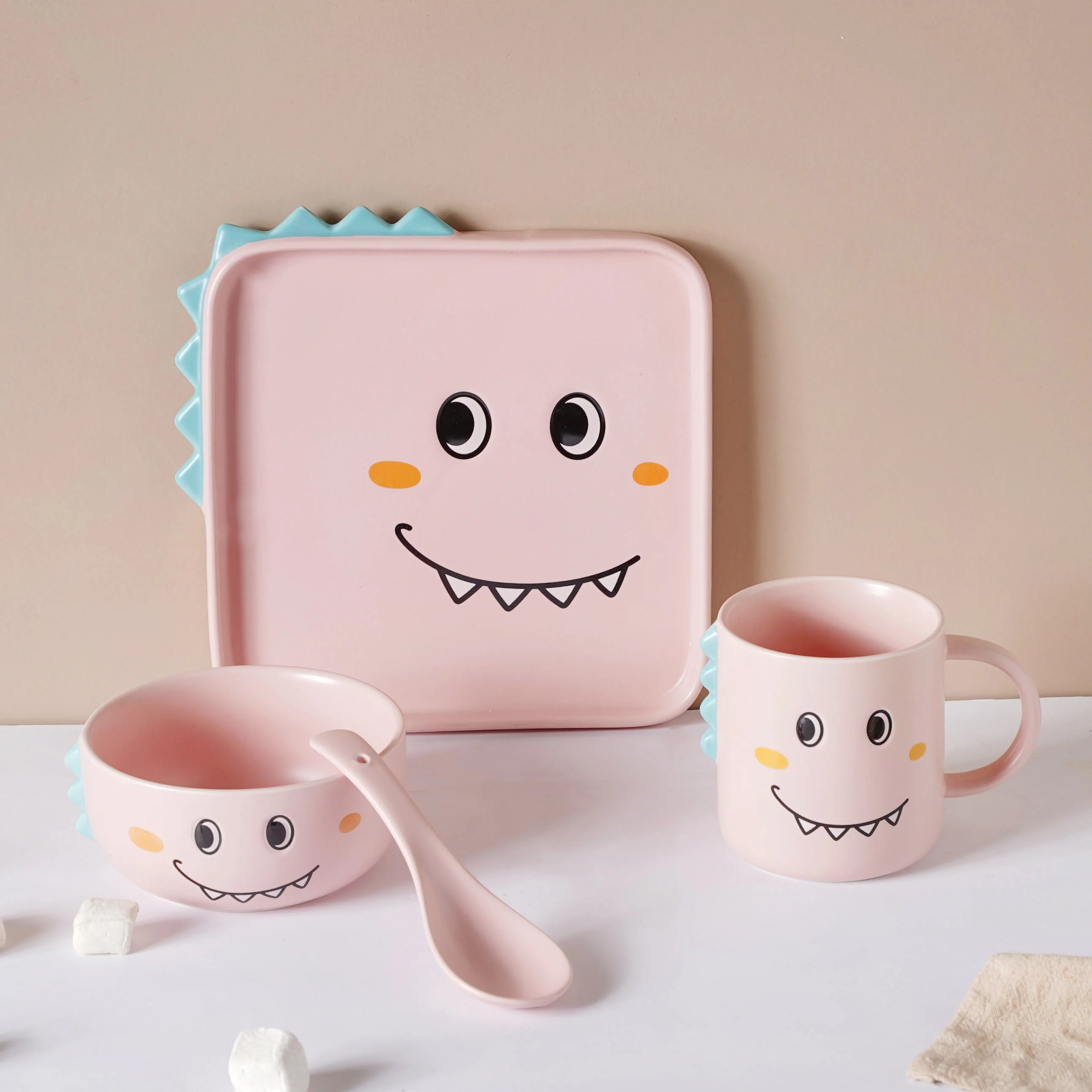 Pink Dino Meal Set - Image 5