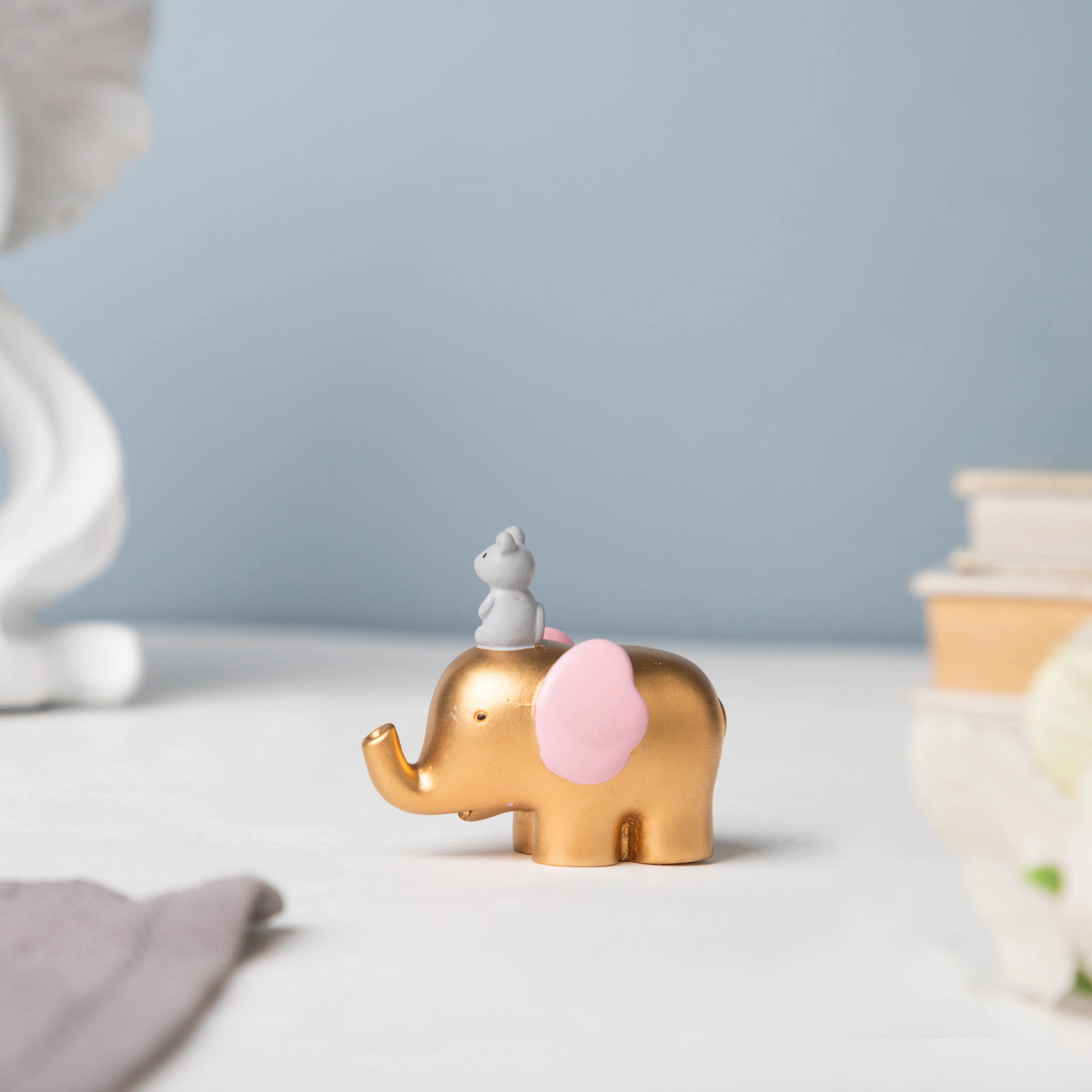 Pink Ear Elephant Decor