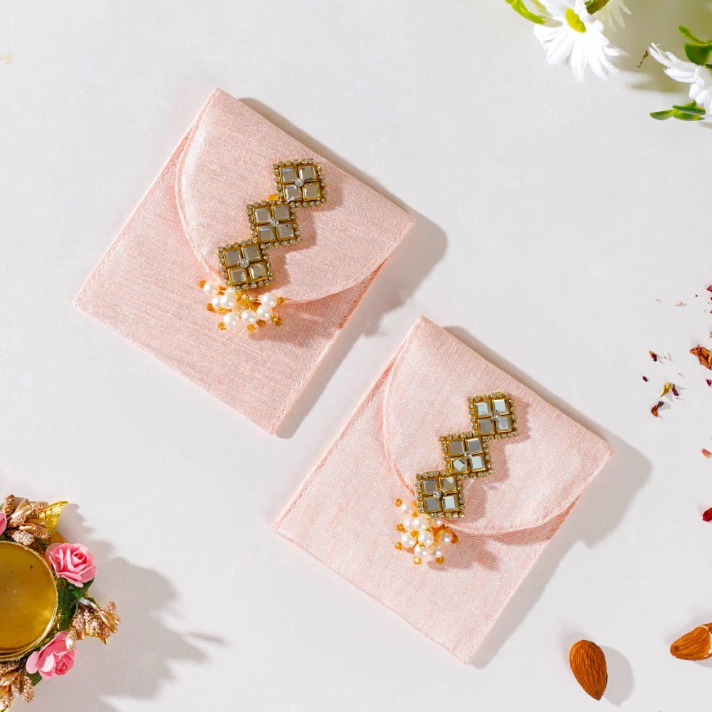 Pink Festive Envelope Set Of 2 - Image 3