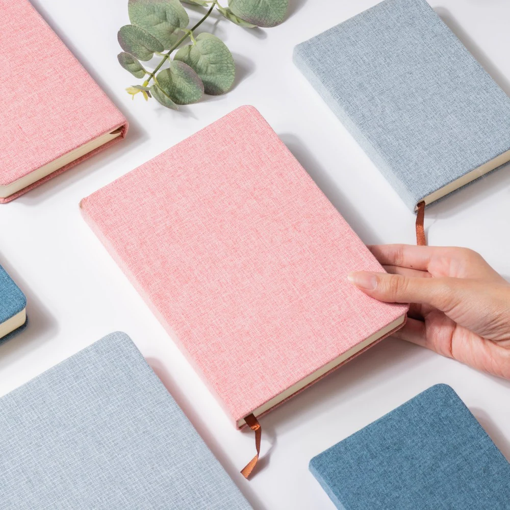 Pink Hardbound Notebook 128 Pages - Image 3