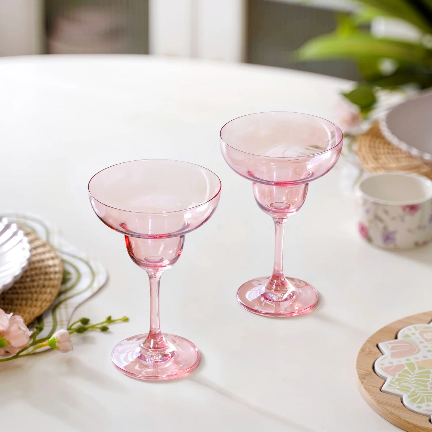Pink Margarita Glass Set Of 2 240ml - Image 9