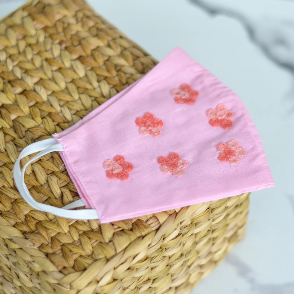 Cloth Flower Mask