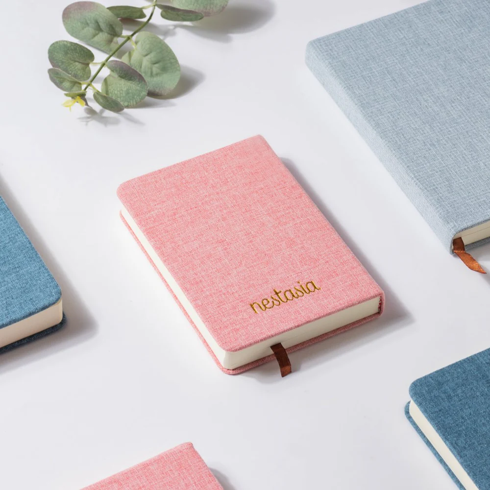 Pink Pocket Hardbound Notebook 128 Pages - Image 2