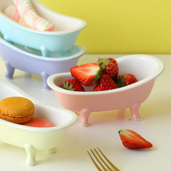 Pink Tub Ceramic Snack Bowl 200 ml - Image 8