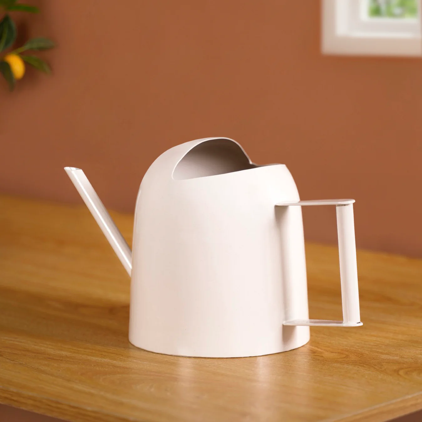 Plant Watering Can With Glossy Metal Finish Shell