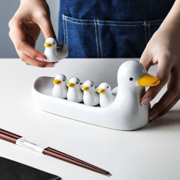 Platter With Chopstick Rest - Image 10