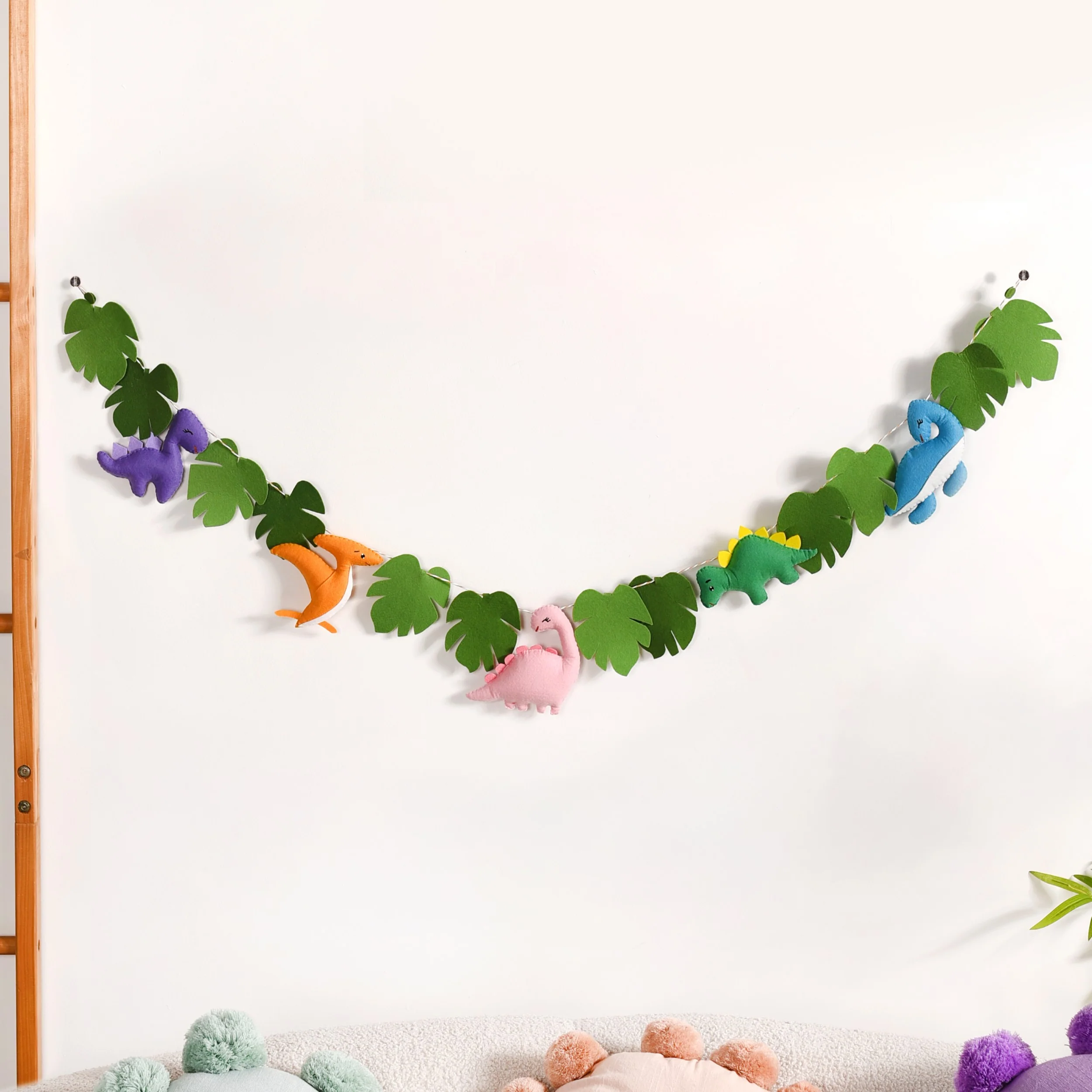 Playful Dinosaur Nursery Bunting For Room Decor