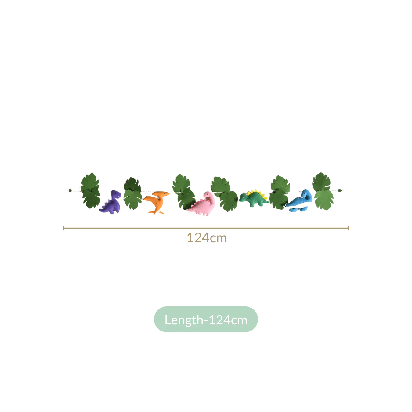 Playful Dinosaur Nursery Bunting For Room Decor - Image 4