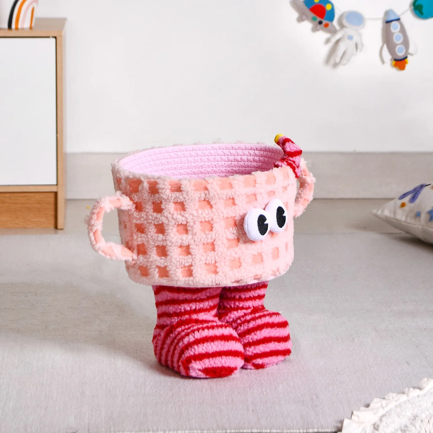 Playful Plush Storage Basket - Image 2