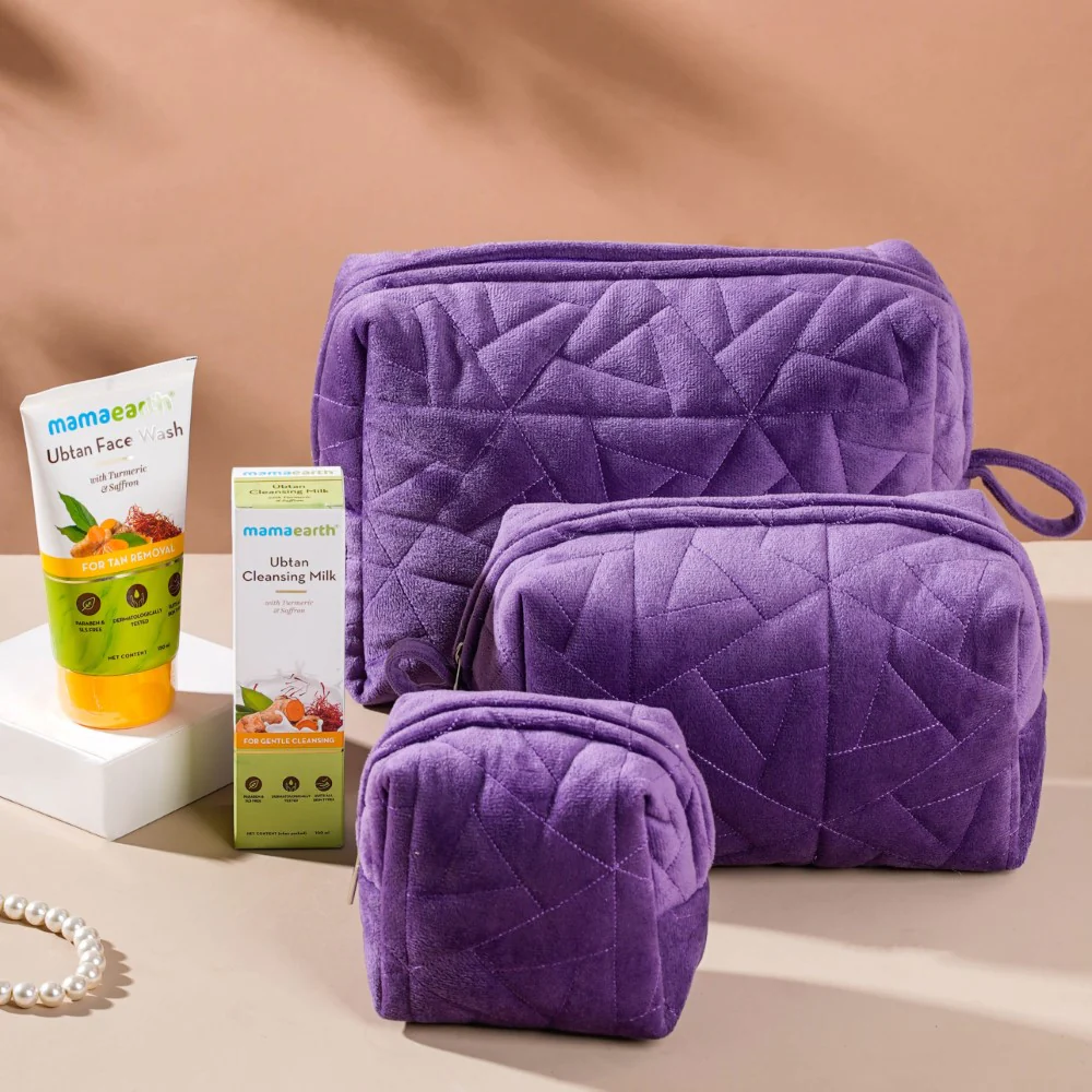 Plum Purple Festive Ready Gift Hamper Set Of 3