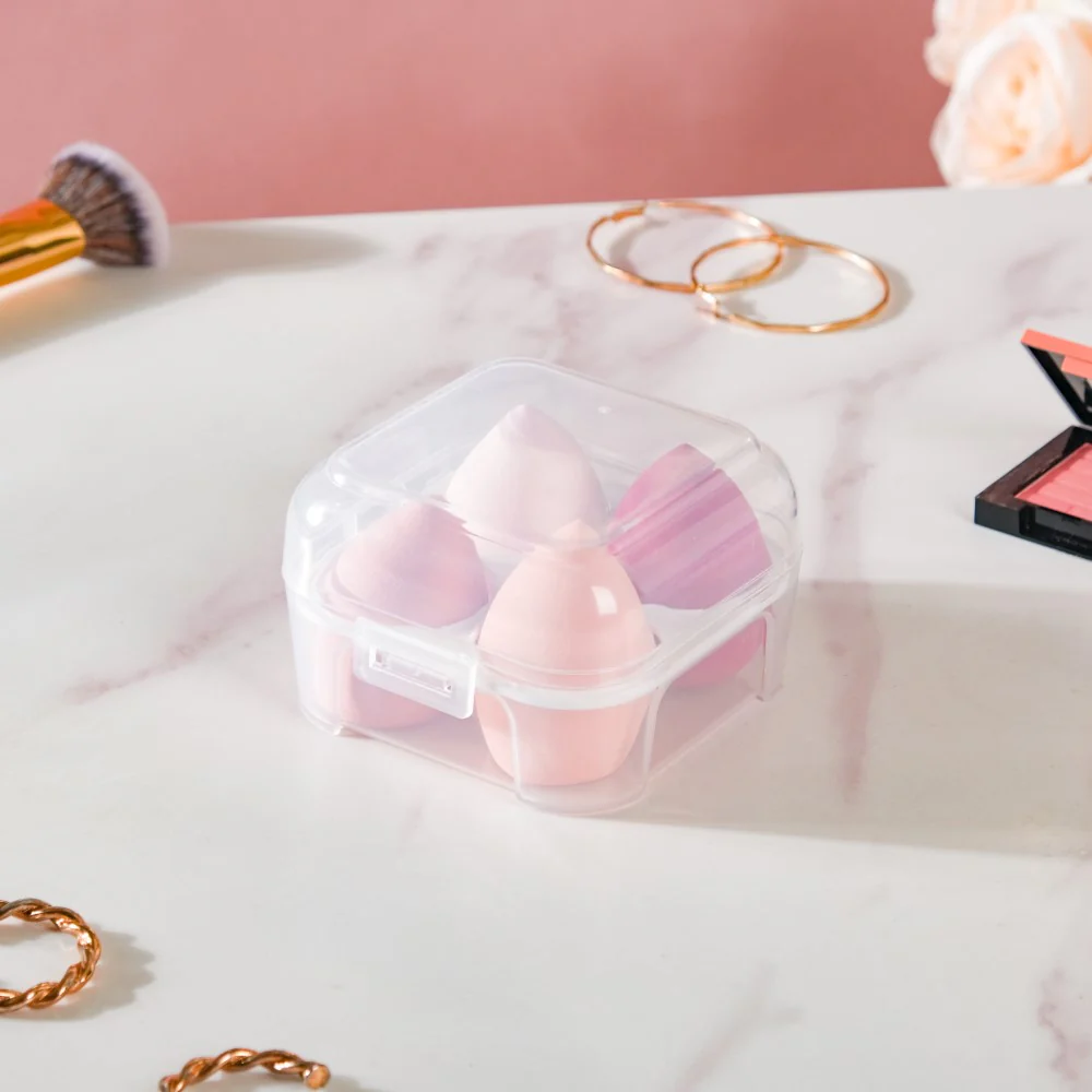 Plush Beauty Blender Pink Set of 4 - Image 3