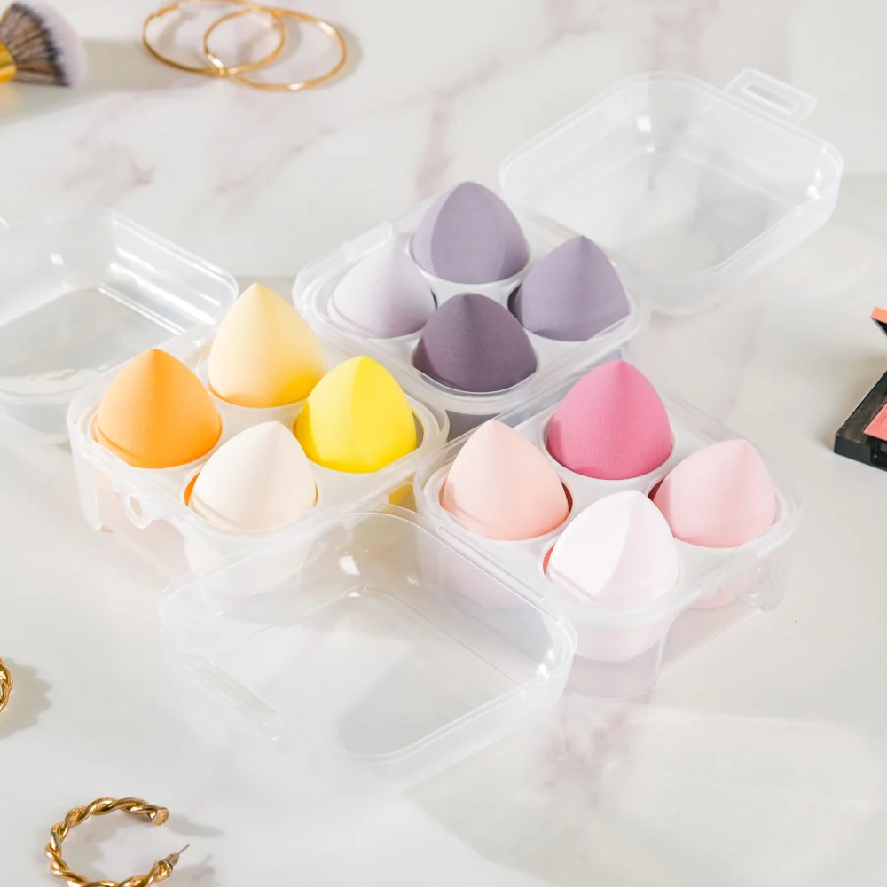 Plush Beauty Blender Purple Set of 4 - Image 11